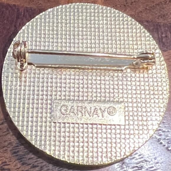 Vintage GARNAY UK Pin Brooch University of Kentucky Wildcats Faux Diamonds - Picture 2 of 5